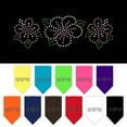 thumbnail image 1 of Pet and Dog Bandana Rhinestone, "Tropical Flower", 1 of 10