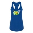 thumbnail image 1 of Tropical Flowers And Animals Racerback Tank Women -SPIdeals Designs, Female Small, 1 of 4