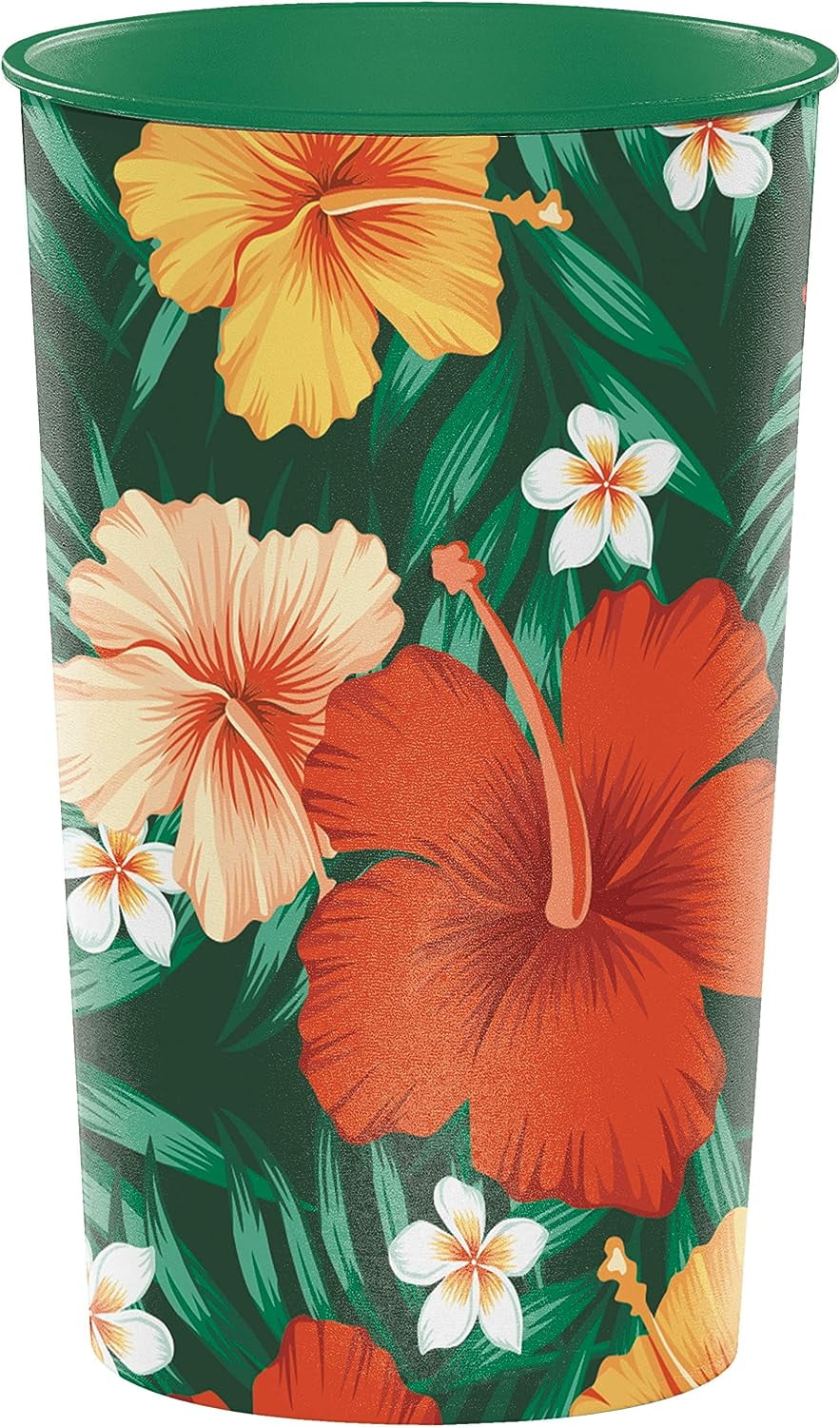 Tropical Flowers Floral Beach Summer Luau Theme Party Favor 22 oz ...