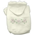 thumbnail image 1 of Pet, Dog  Cat Hoodie Rhinestone, "Tropical Flower", 1 of 7