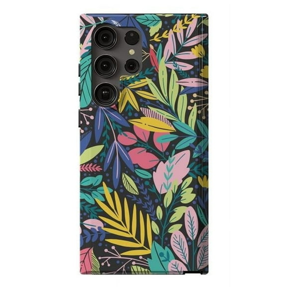 Tropical Flowers Strong Fit Designer Cases for Galaxy S23 Ultra