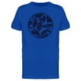 thumbnail image 1 of Tropical Foliage Black Colors T-Shirt Men -Image by Shutterstock, Male 3X-Large, 1 of 2