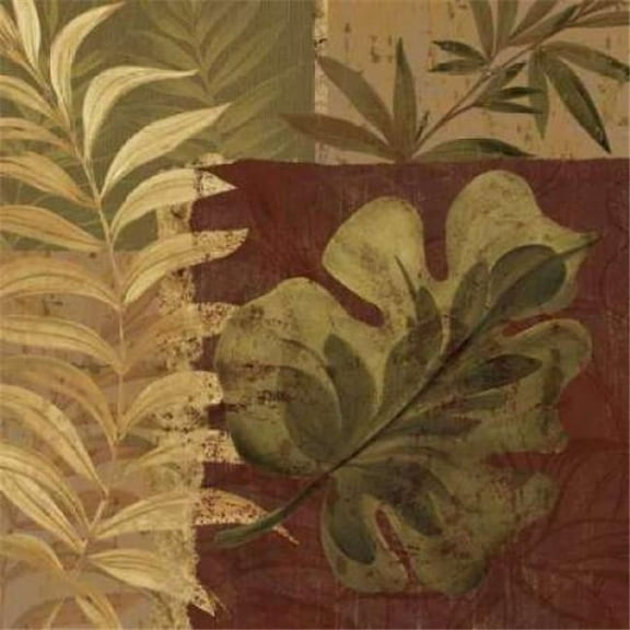 Tropical Foliage I Poster Print by Pamela Gladding - 12 x 12 - Small