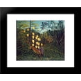 thumbnail image 1 of Tropical Forest Battling Tiger and Buffalo 20x24 Framed Art Print by Henri Rousseau, 1 of 2