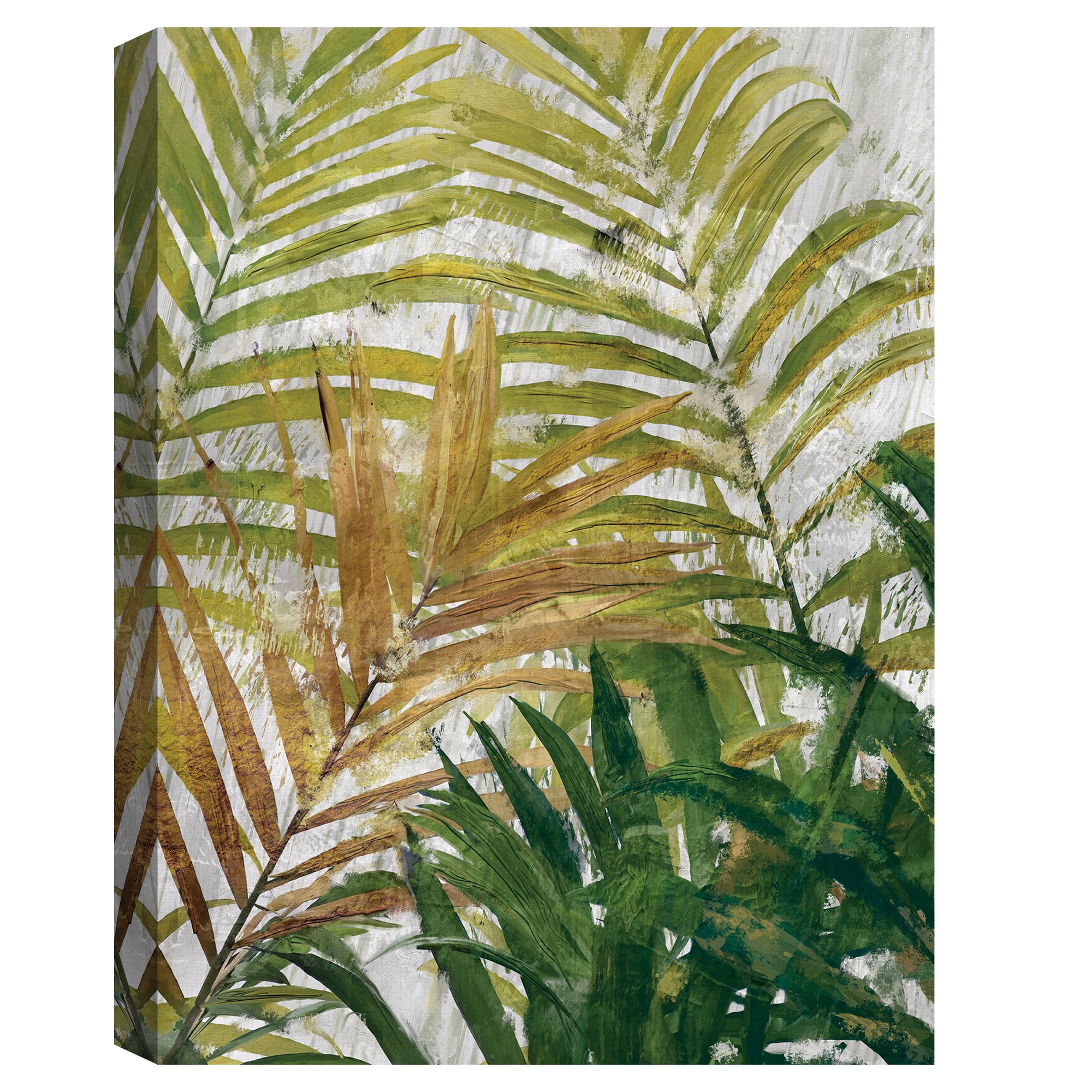 Tropical Fronds Portrait by Studio Arts Canvas Art