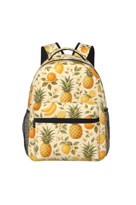 Tropical Fruit Backpack Lightweight Travel Bag for Men and Women