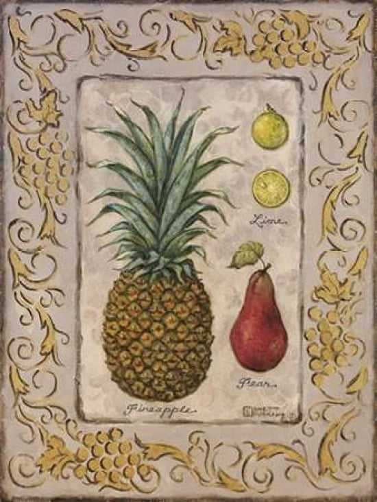 Tropical Fruit II Canvas Art - Janet Kruskamp (18 x 24)