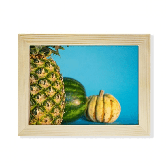 Tropical Fruit Pineapple Fresh Picture Desktop Photo Frame Picture Art Decoration Painting 6x8 inch