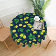 thumbnail image 1 of Tropical Fruit Tablecloth Vegetarian Lemon Print Beautiful Custom Table Cover Wedding Wholesale Decoration Polyester Table Cloth, 1 of 5