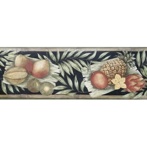 Tropical Fruit Wallpaper Border - Village