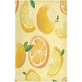 thumbnail image 1 of Tropical Fruits Bright Orange Tea Towels 4 Pack Lemon Fresh Kitchen Dish Cloth with Hanging Loop, 18"x28" Lint-Free Absorbent Towel for Kitchen Drying Wiping and Cleaning, 1 of 7