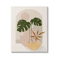 thumbnail image 1 of Tropical Geometric Plant Shapes Botanical & Floral Graphic Art Gallery Wrapped Canvas Print Wall Art, 1 of 7