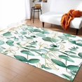 thumbnail image 1 of Tropical Green Plant Area Rug, Green Plant Leaves Home Decor Rug, Easy Clean Carpet With Anti-Slip Backing Durable Not Falling Off For Bedroom Living Room Dining Room 2 x 3ft, 1 of 6