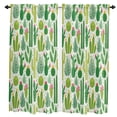thumbnail image 1 of Tropical Green Plant Cactus Curtains in the Kids Bedroom Living Room Hall Window Treatments Kitchen Decoration Drapes Blinds, 1 of 6
