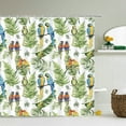 thumbnail image 1 of Tropical Green Plants Leaves Printed 3d Bath Curtains Waterproof Polyester Washable Bathroom Shower Curtain Screen With, 1 of 5