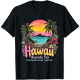 thumbnail image 1 of Tropical Hawaii Island Cruise Adventure Waikiki Honolulu T-Shirt, 1 of 6