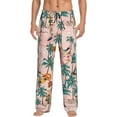 thumbnail image 1 of Tropical Hawaii Surf Beach Palm Tree Men'S Pajama Pants Soft Sleep Lounge Pants Pjs Bottoms With Pockets Medium, 1 of 6