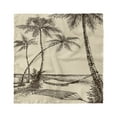 thumbnail image 1 of Tropical Head Scarf, Hammock on Sandy Beach, Head Wrap, 3 Sizes, by Ambesonne, 1 of 2