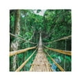 thumbnail image 1 of Tropical Head Scarf, River Bamboo Forest, Head Wrap, 3 Sizes, by Ambesonne, 1 of 2
