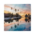 thumbnail image 1 of Tropical Head Scarf, Sunset Moorea Island, Head Wrap, 3 Sizes, by Ambesonne, 1 of 2