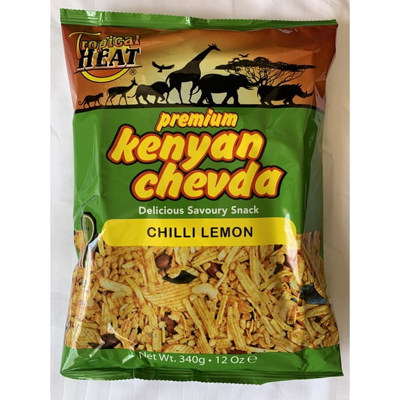 Tropical Heat, Kenyan Chevda, 340 gms, Chilli Lemon Vegetarian Snack ...