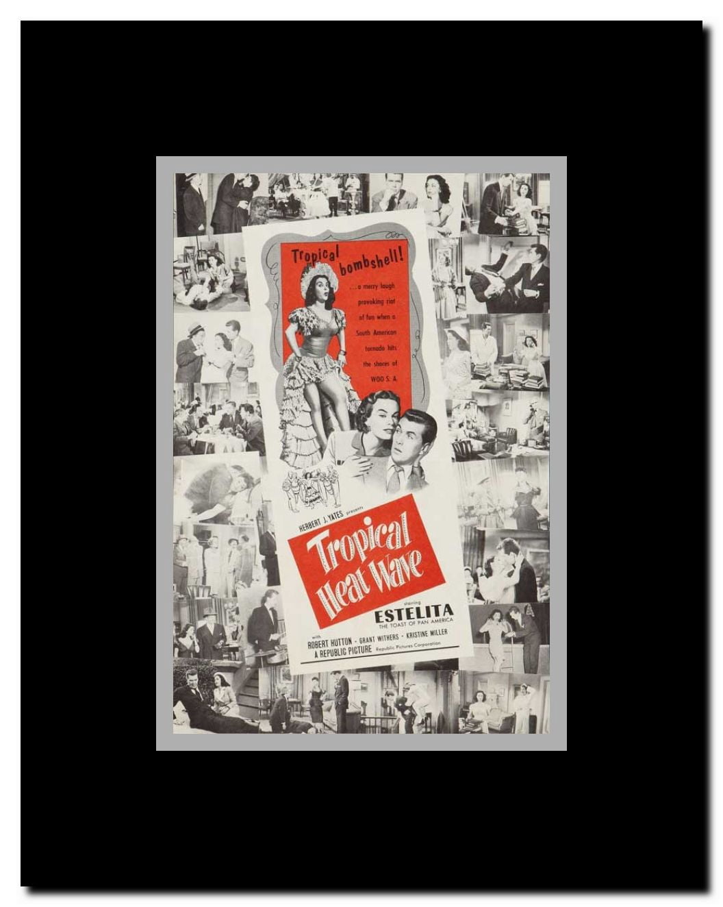 Tropical Heat Wave Framed Movie Poster