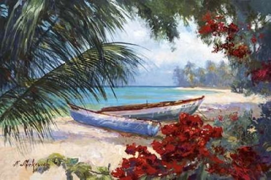 Tropical Hideaway Canvas Art - N Mirkovich (24 x 36)