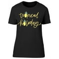 thumbnail image 1 of Tropical Holiday Pineapple T-Shirt Women -Image by Shutterstock, Female XX-Large, 1 of 2