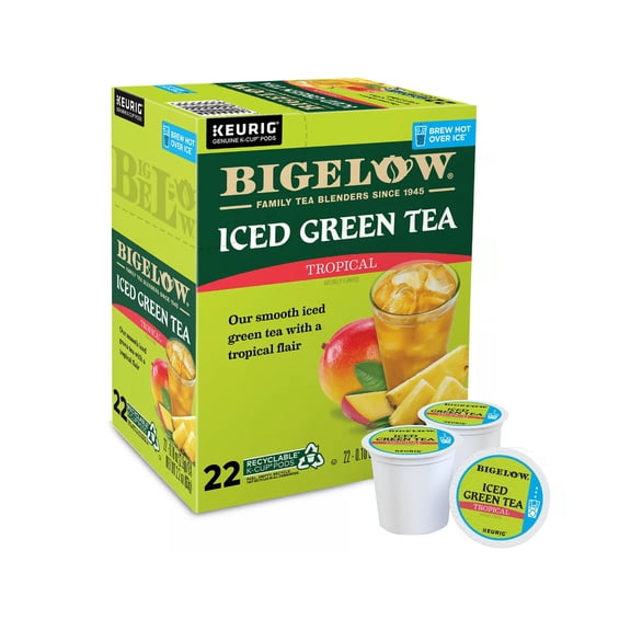 Tropical Iced Green Tea 22  Count K cups