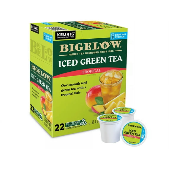 Tropical Iced Green Tea 88 Count K cups