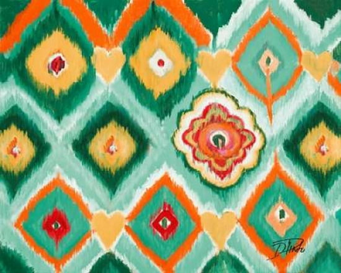 Tropical Ikat I Canvas Art - Patricia Pinto (24 x 30)
