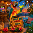 thumbnail image 1 of Tropical Island Parrot Resin Desktop Light Statue, Colorful Island Themed Lighted Figurine for Home Office Interior Accent Corner Styling, 1 of 8