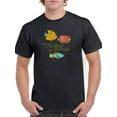 thumbnail image 1 of Tropical Islands Fish Set T-Shirt Men -Image by Shutterstock, Male Large, 1 of 4