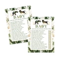 thumbnail image 1 of Tropical Jungle Baby Shower Game Mommy or Daddy 25 Pack Guess Who Baby Shower Games Greenery and Gold Favors Event Supplies Gender Reveal Activity Cards (5 x 7 Size Set) Paper Clever Party, 1 of 8