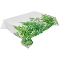 thumbnail image 1 of Tropical Jungle Leaves Monstera Green White Tablecloths Waterproof Kitchen Coffee Table For living Room Home Decor Dining Table, 1 of 7
