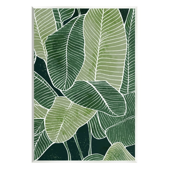 Tropical Jungle Nature Leaves Botanical & Floral Graphic Art Unframed Art Print Wall Art