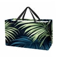 thumbnail image 1 of Tropical Jungle Palm Leaves Large Foldable Beach Bag Oxford Cloth Shopping Bag Storage Bin Laundry Organizer, 1 of 7