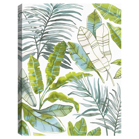 Tropical Jungle by Sandra Jacobs Canvas Art Print