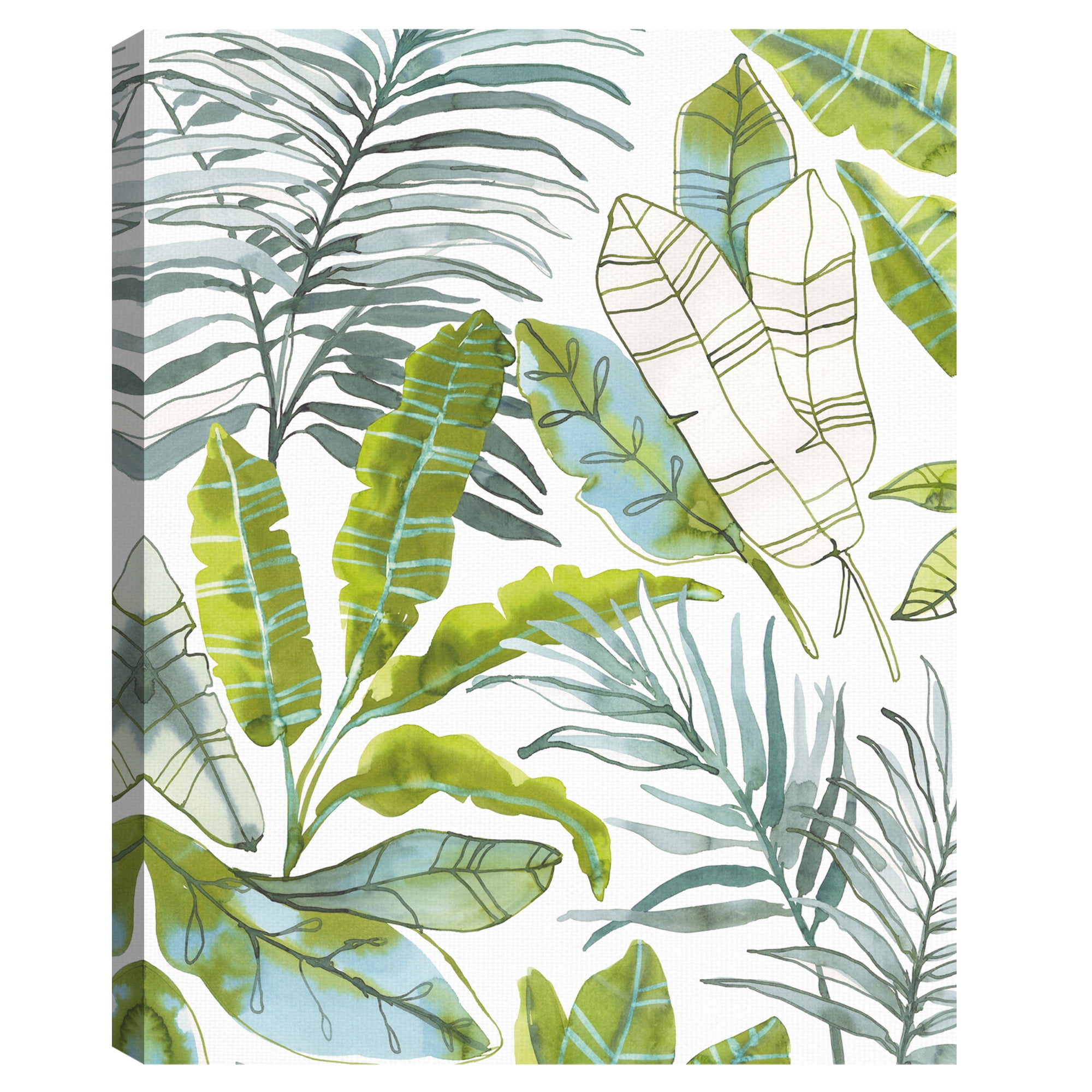 Tropical Jungle by Sandra Jacobs Canvas Art Print