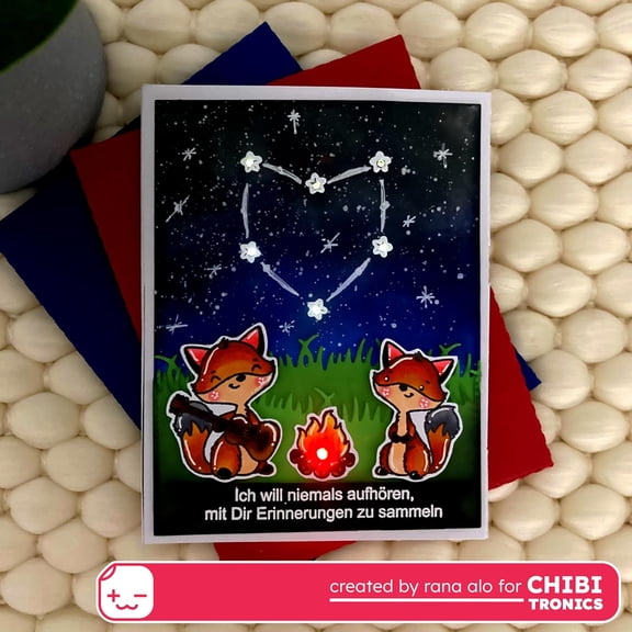 Tropical LED Circuit Stickers - Megapack, 10 Pink, 10 Orange, and 10 Green