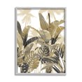 thumbnail image 1 of Tropical Layered Summer Palms Botanical & Floral Graphic Art Gray Framed Art Print Wall Art, 1 of 8