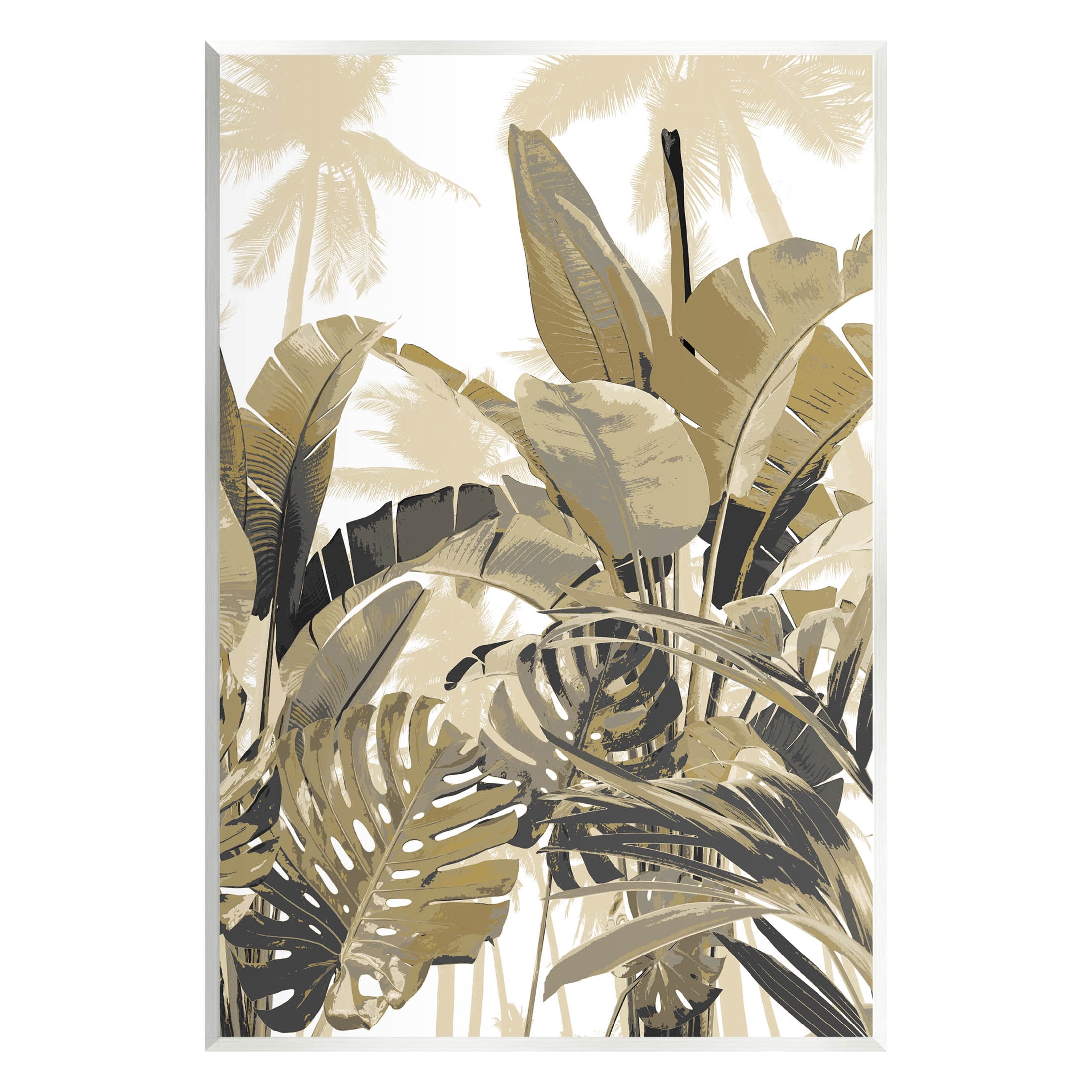 Tropical Layered Summer Palms Botanical & Floral Graphic Art Unframed Art Print Wall Art