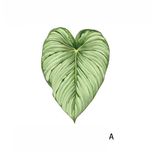 Tropical Leaf Acrylic Coasters, Botanical Style Heat Resistant Drink Coasters, Nature Inspired Non-Slip Table Mats for Home, Kitchen & Bar Decor, Set of 3 Styles