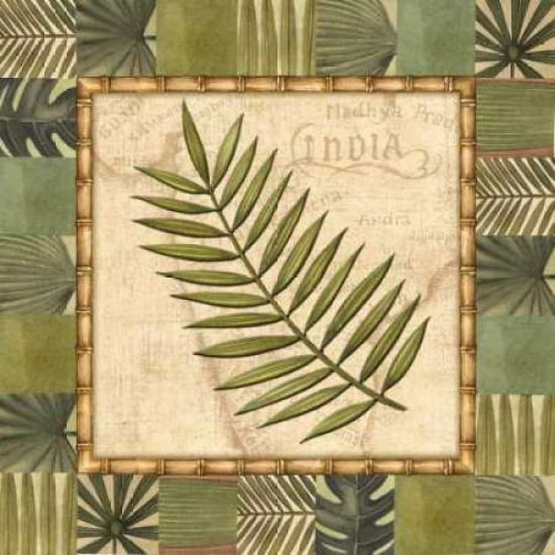 Tropical Leaf I Canvas Art - Charlene Audrey (24 x 24)