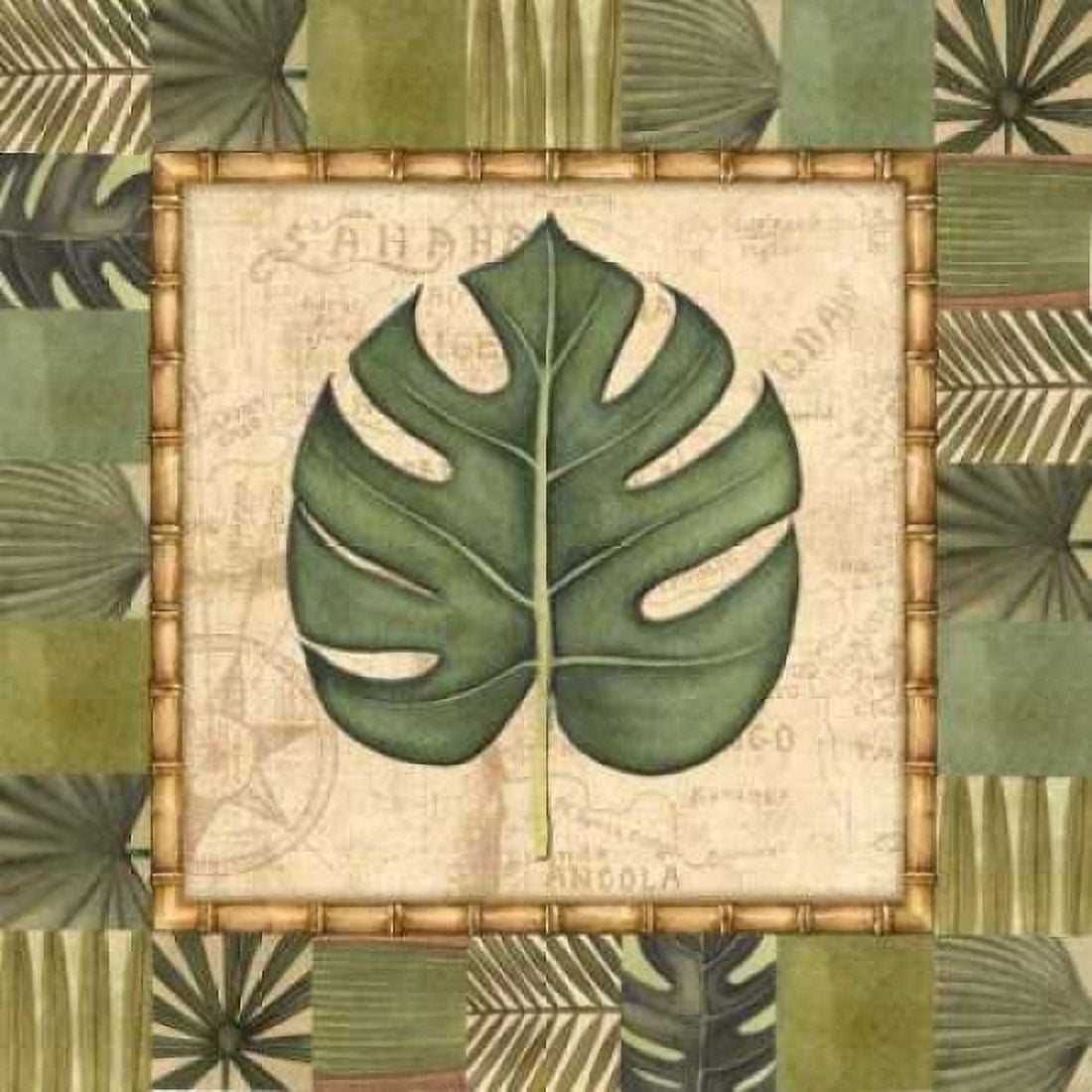 Tropical Leaf IV Canvas Art - Charlene Audrey (24 x 24)