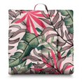 thumbnail image 1 of Tropical Leaf Meditation Cushion for Adults - Soft Skin-Friendly Fabric with Summer Palm Inspired Pattern, 1 of 7