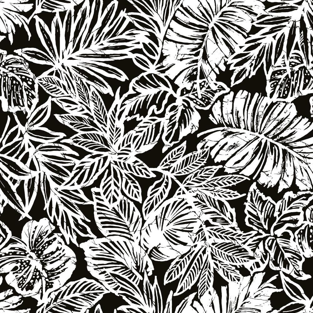 Tropical Leaf Peel and Stick Wallpaper