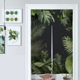 thumbnail image 1 of Tropical Leaf Print Pattern Door Curtain Nordic Living Room DoorCurtain Porch Partition Curtain Kitchen Rative Half Curtain, 1 of 4