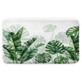 thumbnail image 1 of Tropical Leaves Bath Mat, Green Banana Leaf Bath Rug, Non Slip Bathroom Rug, Floral Botanical Plant Bathroom Decor 17x29 Inch, 1 of 2
