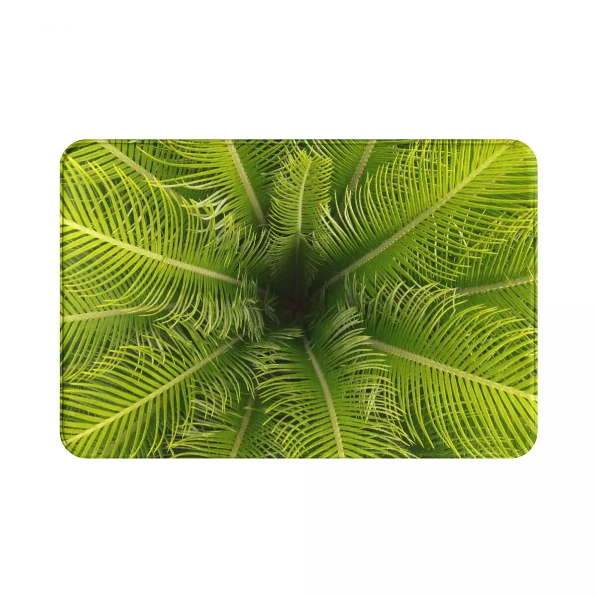 Tropical Palm Tree Hawaiian Print Floor Mat